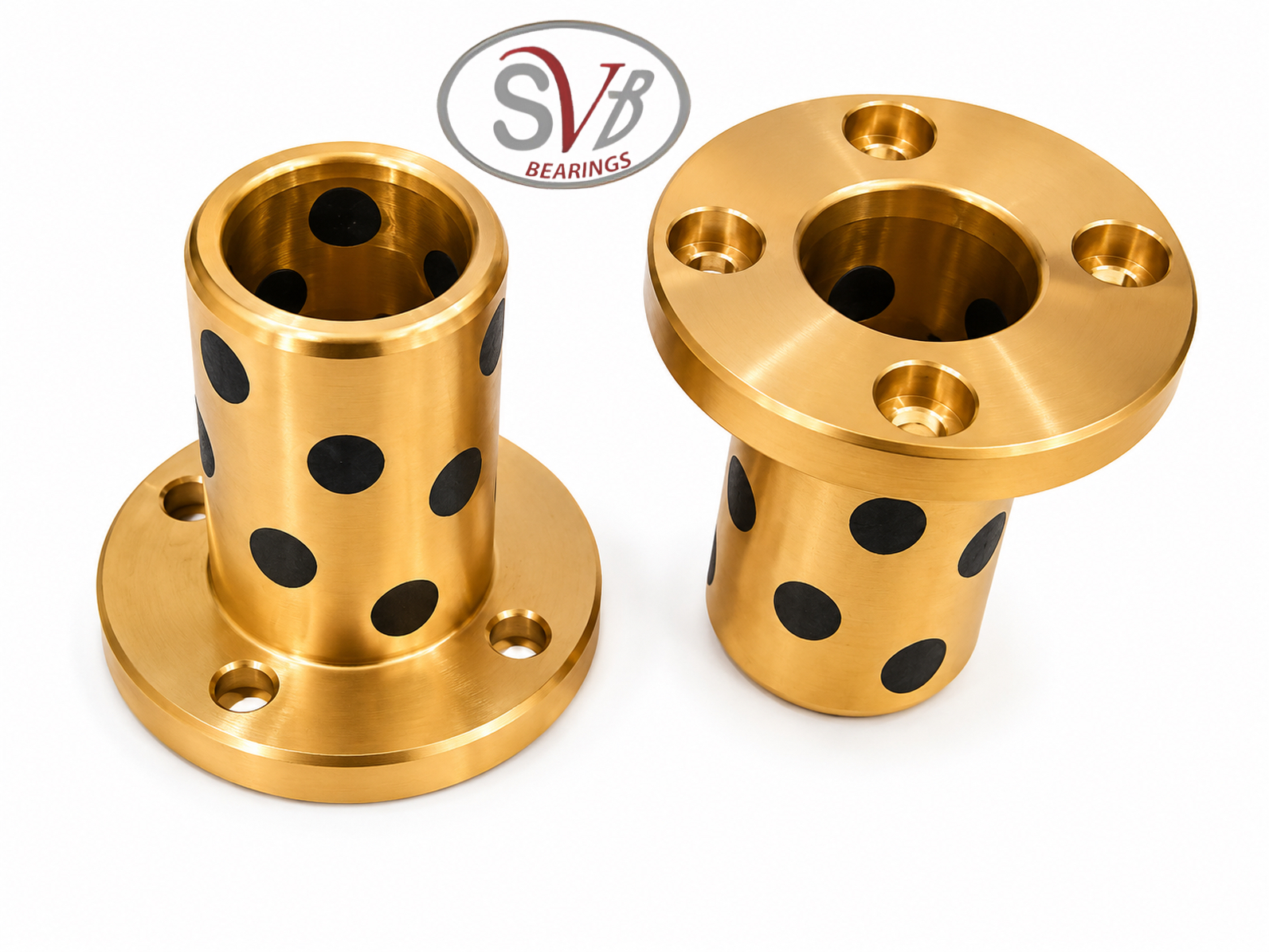 Graphite Filled Round Flange Bronze Bush – Manufacturer – SVB
